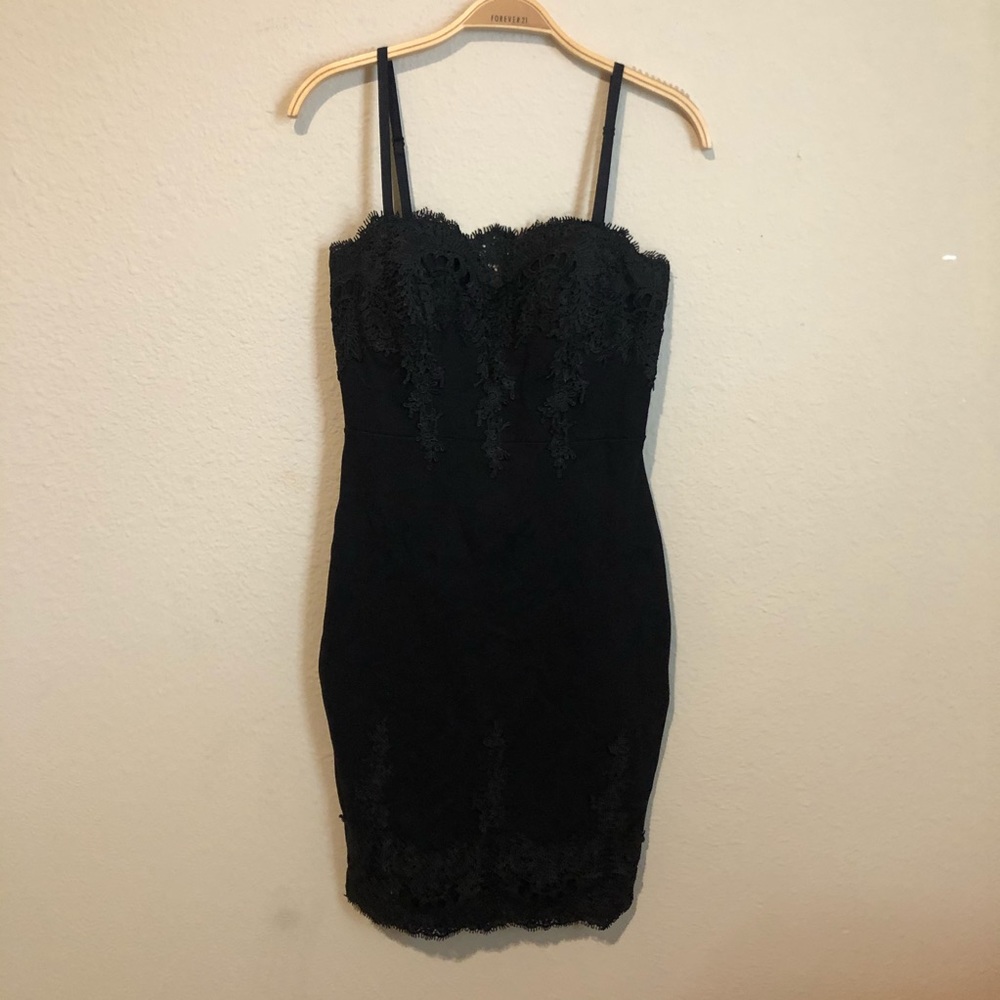 Black Lace Slip Dress(perfect for winter formal!)
